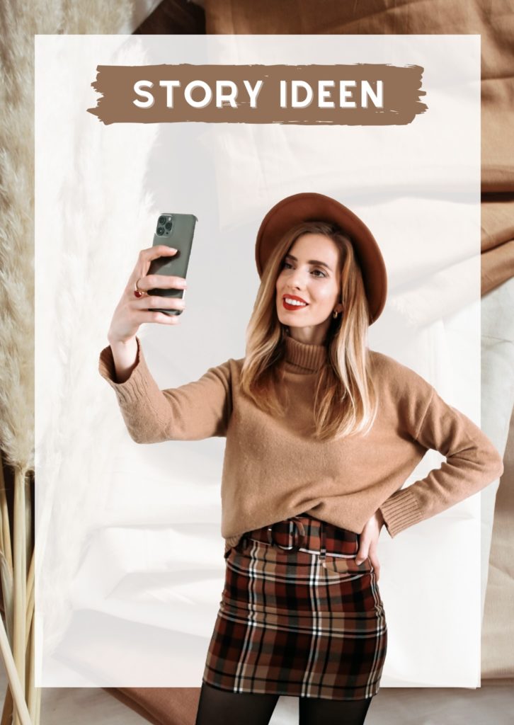 Eine junge Dame macht mit dem Handy ein Selfie